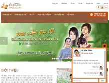 Tablet Screenshot of dayenthaospa.com